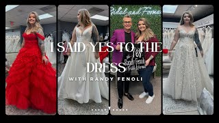 I SAID YES TO THE DRESS WITH RANDY FENOLI | Wedding Vlog