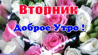 Вторника Удачного Желаю ! Доброе Утро! Музыкальная Видео Открытка Для Друзей.