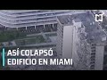 Momento del derrumbe de un edificio en Miami, Florida - Paralelo 23