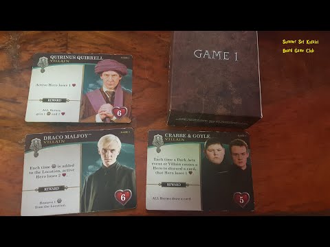 სამაგიდო თამაში Harry Potter Hogwarts Battle პირველი წიგნის გეიმფლეი with English Subtitles