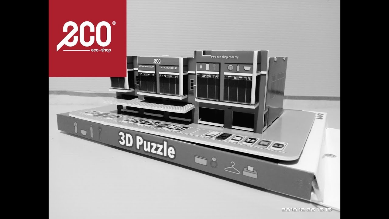 Ecoshop 3d Puzzle Youtube
