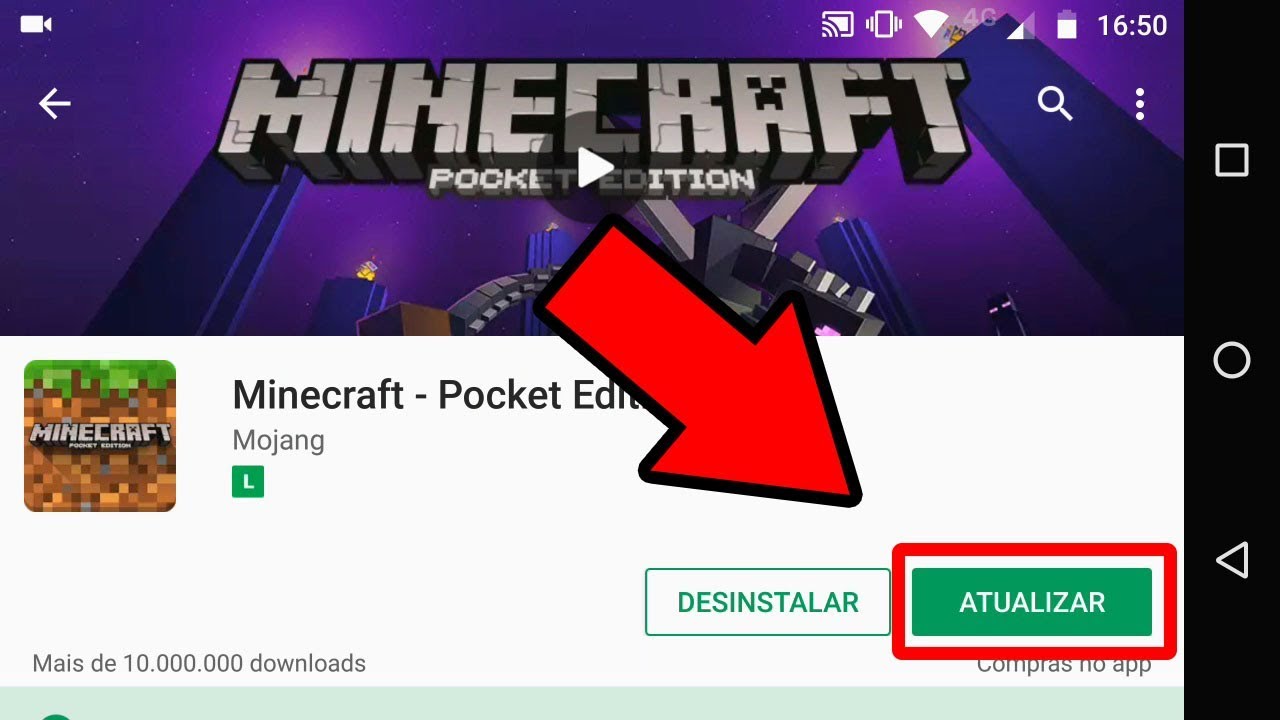 Como baixar Minecraft-pocket edition no seu dispositivo