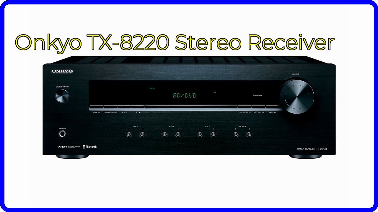 REVIEW (2025): Onkyo TX-8220 Stereo Receiver. ESSENTIAL details