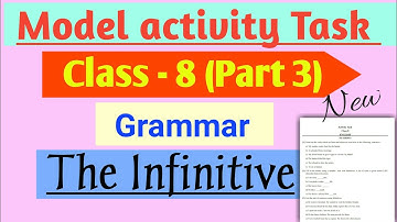 Model activity tasks English part 3 class 8 || model activity task class 8 English part 3.