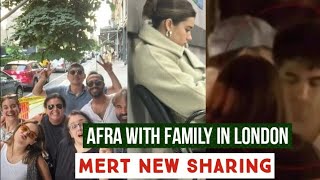 Afra Saraçoğlu With Family In Londonmert Ramazan Demir New Sharing