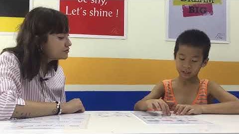Chí Cường - Test speaking-Hệ thống Anh ngữ Quốc tế Nemo - Tiếng Anh trẻ em 4-15 tuổi.
