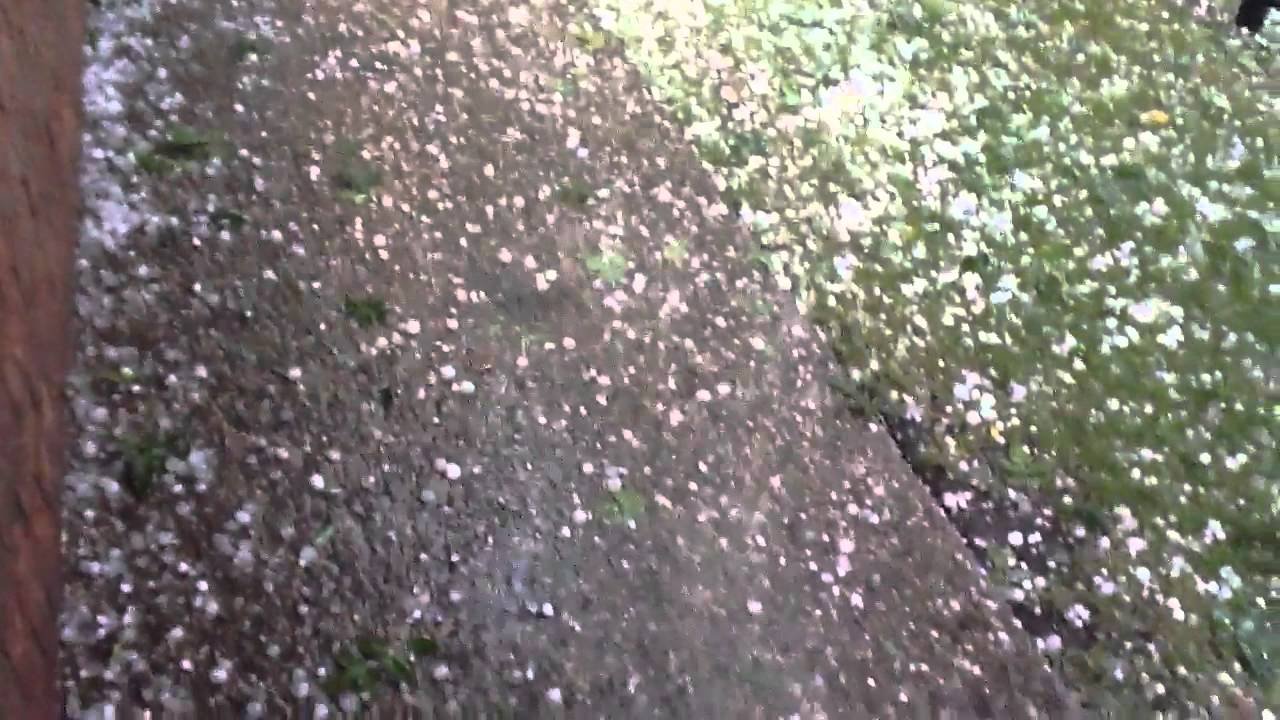 Summer Hail Storm in Edmonton - YouTube