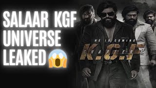 Salaar x KGF  Universe LEAKED | Movie Magic