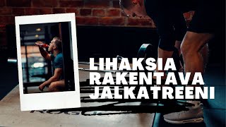 Lihasmassaa rakentava jalkatreeni salille