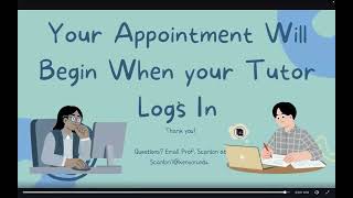 Make an Appointment for Online Tutoring at the Writing Center