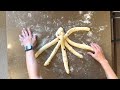 Plaiting a Six Strand Sourdough Vanocka