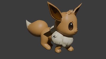 eevee walk cycle animation