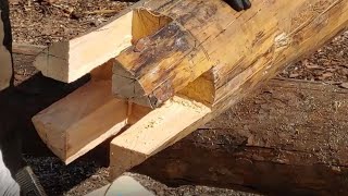 Warehouse construction using traditional Korean techniques,Korea, Carpenter,Woodworking,wood