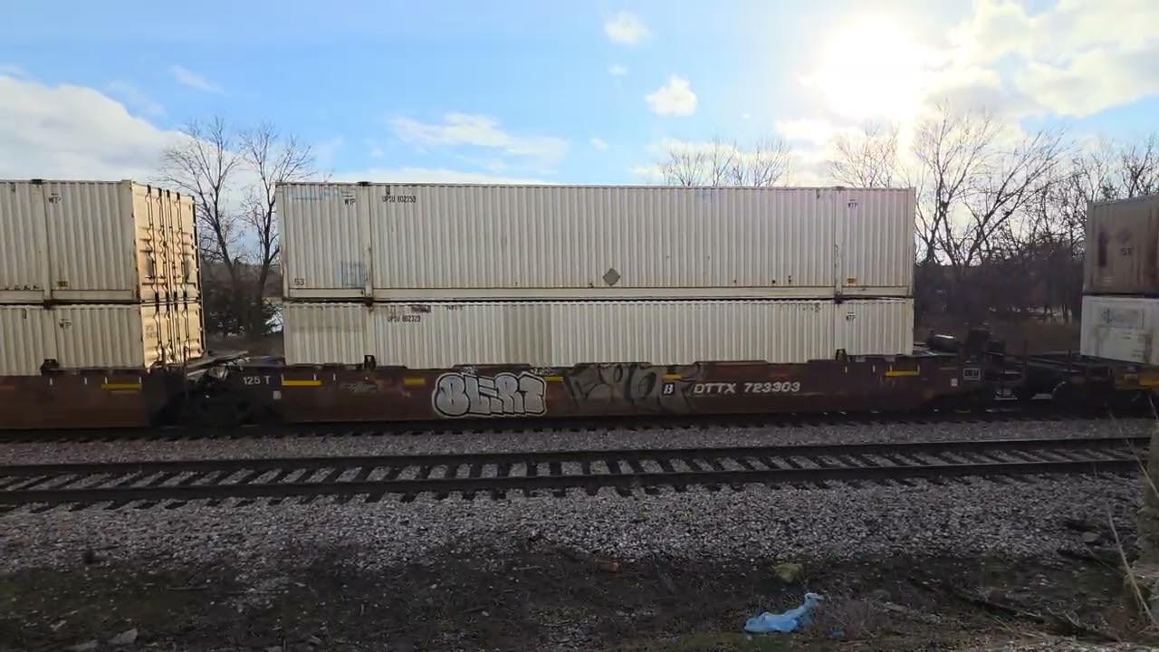 Same stack train, only in Denton, NE