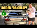 5 CHEAP Mods To Make Your Car LOUDER!!