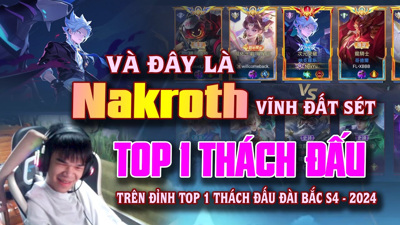 Tuyệt Kỹ Nakroth Của Vĩnh Đất Sét | Trên Đỉnh Top 1 Thách Đấu Đài Bắc S4 2025 Cực Mãn Nhãn