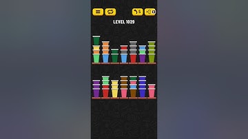 Cup Sort Puzzle Level 1029 = Water Sort Puzzle Level 1029 = Ball Sort Puzzle Level 1029 All the same