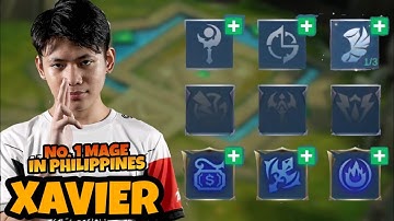 ONE HIT DELETE BUILD 🔥 BY HADJI | XAVIER DAMAGE BUILD AND EMBLEM 2022 - MLBB