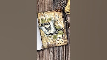 mini art journal - layers and clusters #artjournal #scrapbooking