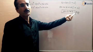Elastic Constants In GATE Strength Of Materials | Numerical 4