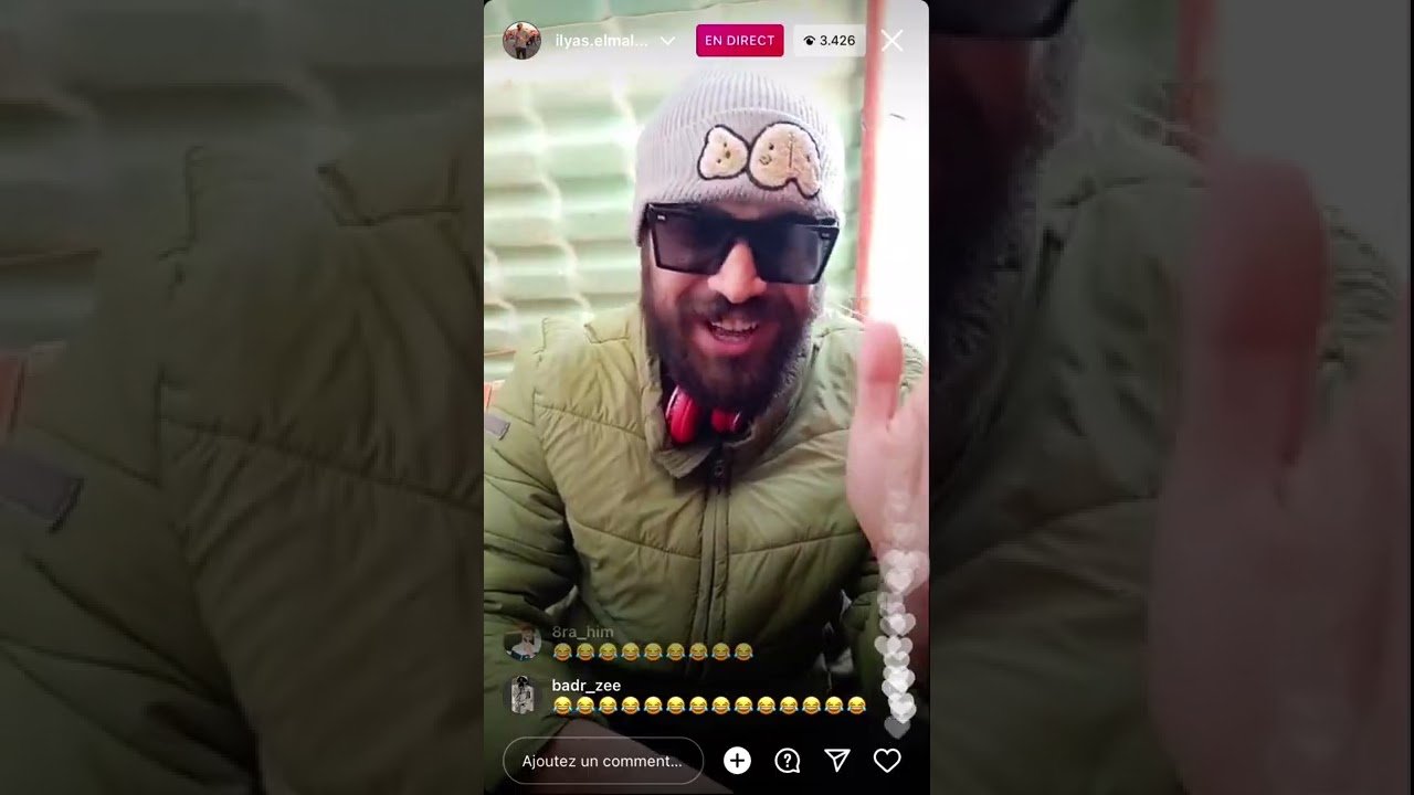 Ilyas elmaliki lherba😂😂😂| الياس المالكي لايف انستغرام