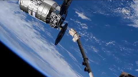 Cygnus installed on unity module ,ISS