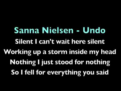 UNDO   Sanna Nielsen   LYRICS HD Sweden Eurovision 2014