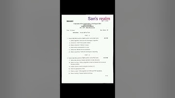 2nd sem bsc 1st year computer science exam question paper july/aug 2024 data structure nep #exam