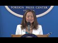 New York Foreign Press Center Briefing on "U.S. Engagements at UNGA on Western Hemisphere"