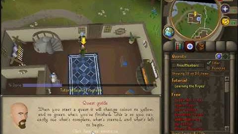 Runescape tutorial island