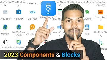 SketchWare Pro 2023: Latest Components Custom Blocks | जल्दी करे।|Android bulb