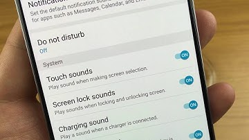 Galaxy Note 5: How to Turn On/Off Touch Screen Sounds