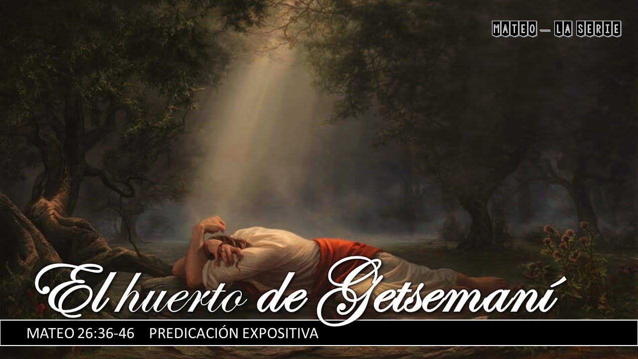 El huerto de Getsemaní. Mateo 26:36-46. Domingo 16 de enero 2022