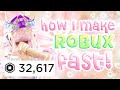How i made 100k robux with no experience on roblox 