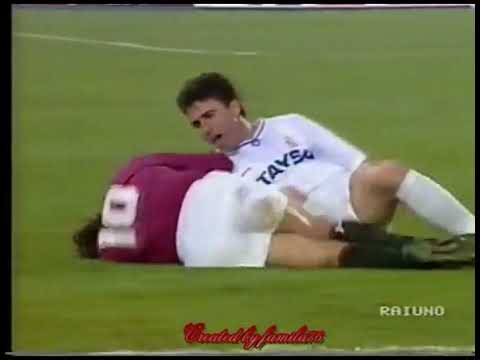 Rafael MartÃ­n VÃ¡zquez vs Real Madrid Coppa UEFA 1991 1992
