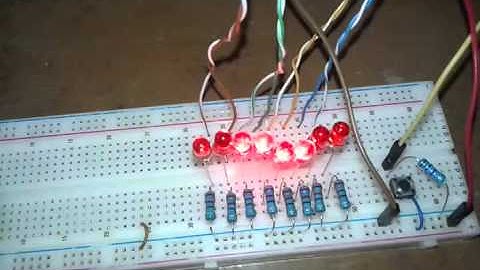 Luces secuenciales con arduino.