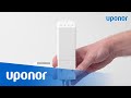 Trådlös kommunikation med Uponor Fluvia T Trådlöst Reglerset Push-12