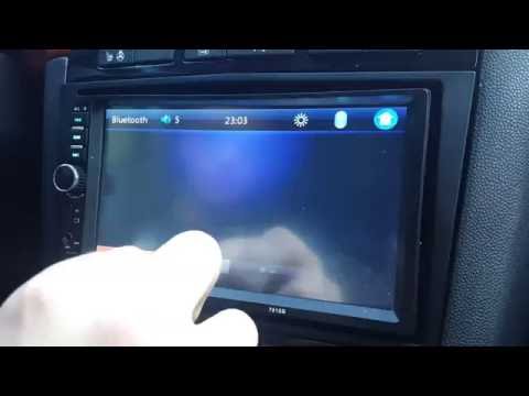 Double DIN 7018B Aux Usb Card Bluetooth TouchScreen 7 inch