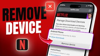 How to Remove Device from Netflix Account | Remove One Device from Netflix