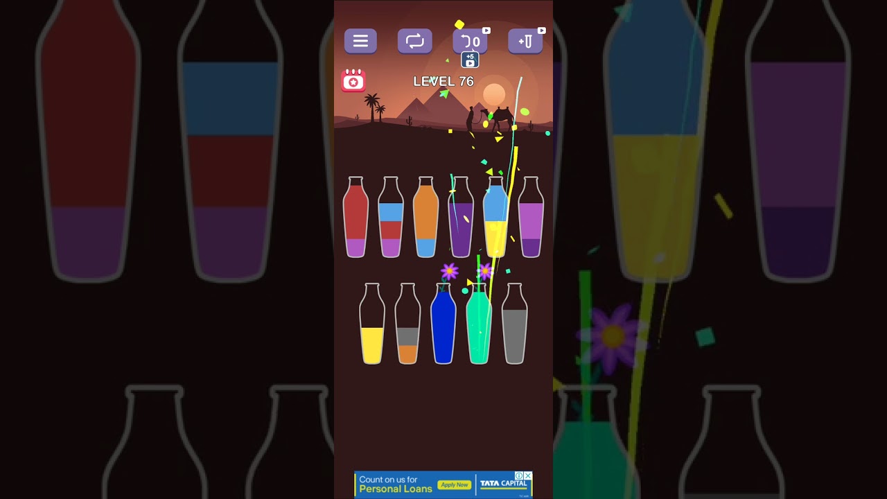 water sort puzzle level-76