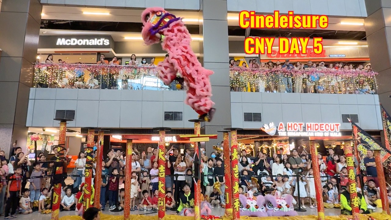 [4K] Cineleisure - High Pole Lion Dance, Dragon Dance by Sheng Hong on 21 Feb 2026