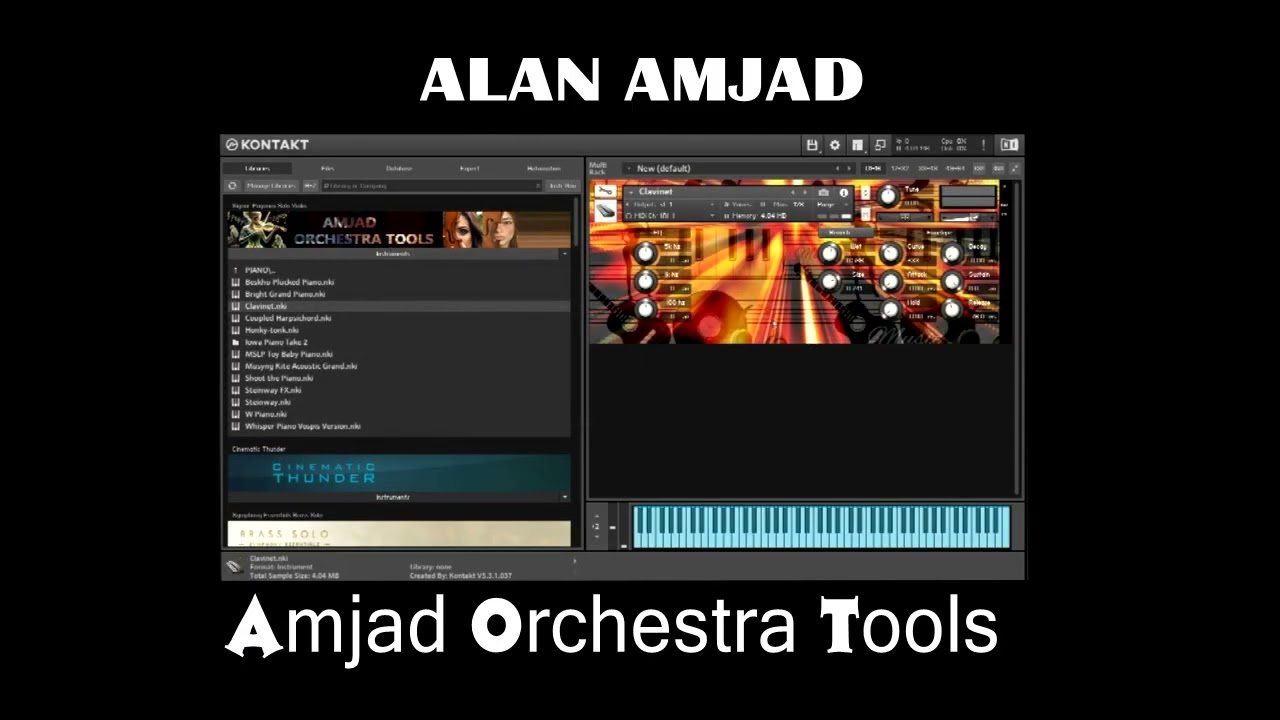 Amjad Orchestra Tools  Library Kontakt