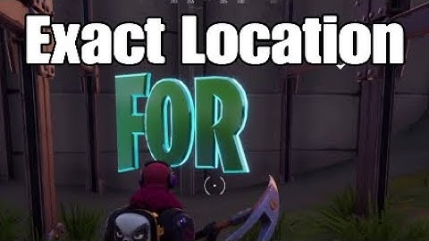 Search hidden "R" found in the Forged By Slurp Loading Screen Location - Fortnite Chapter 2 Season 1
