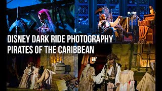 Dark Ride Photography: Disney's Pirates of the Caribbean.  Lens, camera settings, editing and more