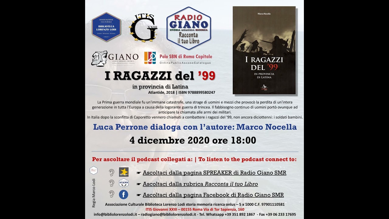 I RAGAZZI DEL ’99 IN PROVINCIA DI LATINA | Marco NOCELLA