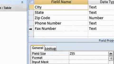 22 Delete a Field in Access 2007