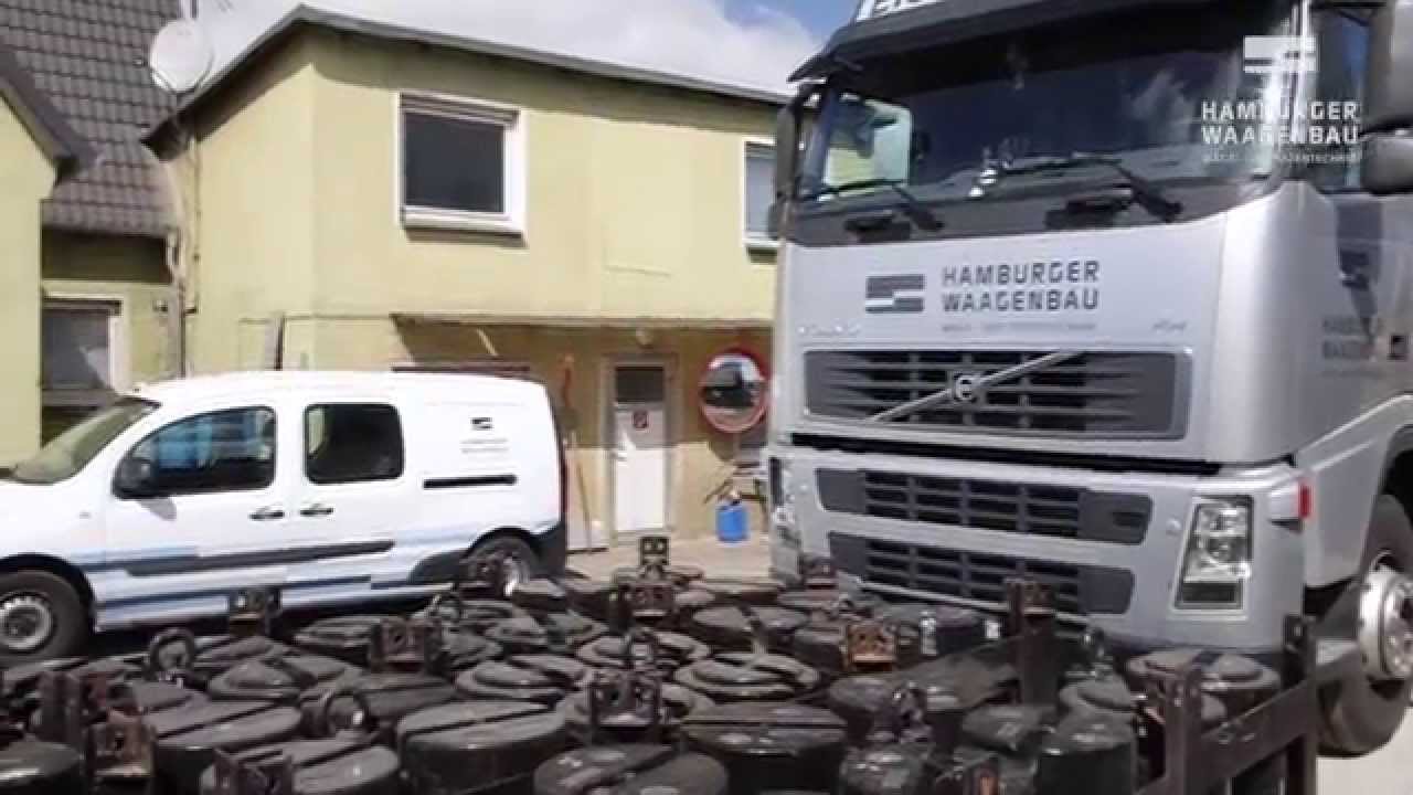 Eichung einer Fahrzeugwaage - Hamburger Waagenbau GmbH