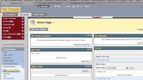 CCA Blackboard 9:  Enrollment Password for teachers