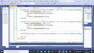 Practica25. Ejemplo del uso de un RichTextBox.