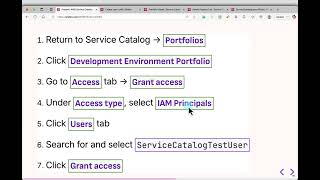 AWS Service Catalog Hands On Demo